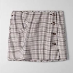 NWOT Sunday best plaid skort